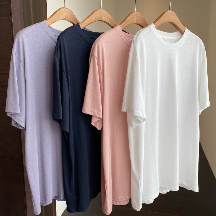 AMR UU ◆ Casual and stylish oversized boyfriend-style loose slimming large T-shirt for women, new for spring and summer AMR UU ◆ Casual and stylish oversized boyfriend-style loose slimming large T-shirt for women, new for spring and summer