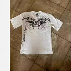 ストリート Tapout Tシャツ Y2K メンズ ヒップホップ レターグラフィック プリント オーバーサイズ Tシャツ 原宿