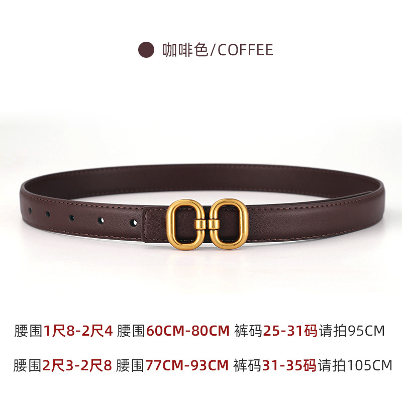 Cinturón de las mujeres del todo-fósforo simple de alto grado pantalones cinturón negro con traje de pantalones vaqueros cinturón de las mujeres ventas directas de la fábrica