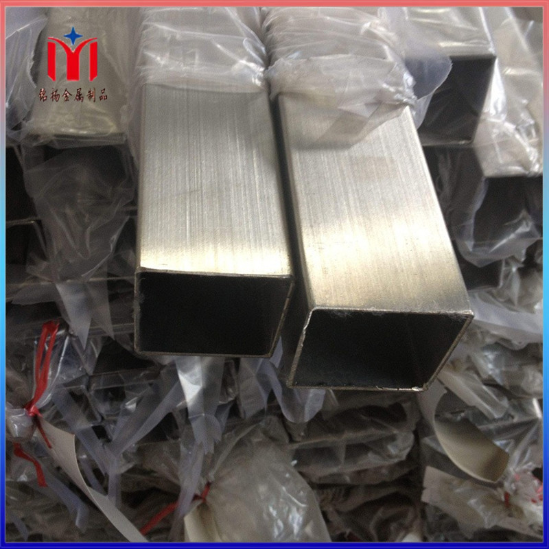 盐城铭扬厂家供应304不锈钢方管无缝方通矩形管抛光切割可来图制