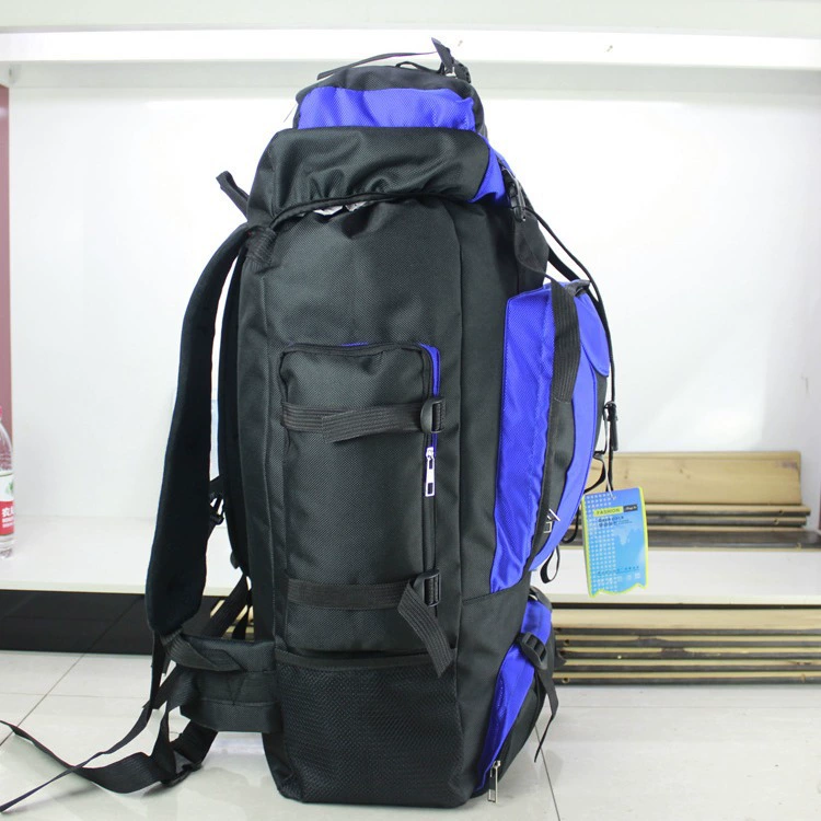 Big capacious backpack for traveling, travel bag for hiking, worn on the shoulder