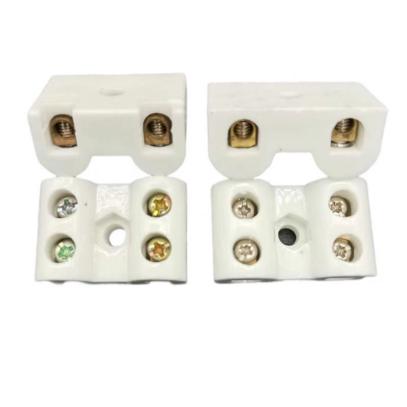 5孔接线端子接线座接线柱二进二出高温陶瓷接头氧化铝连接器高频