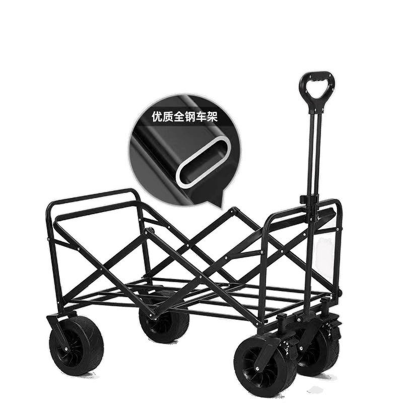 Travel foldable big cart for camping, camper van, suitcase, trailer