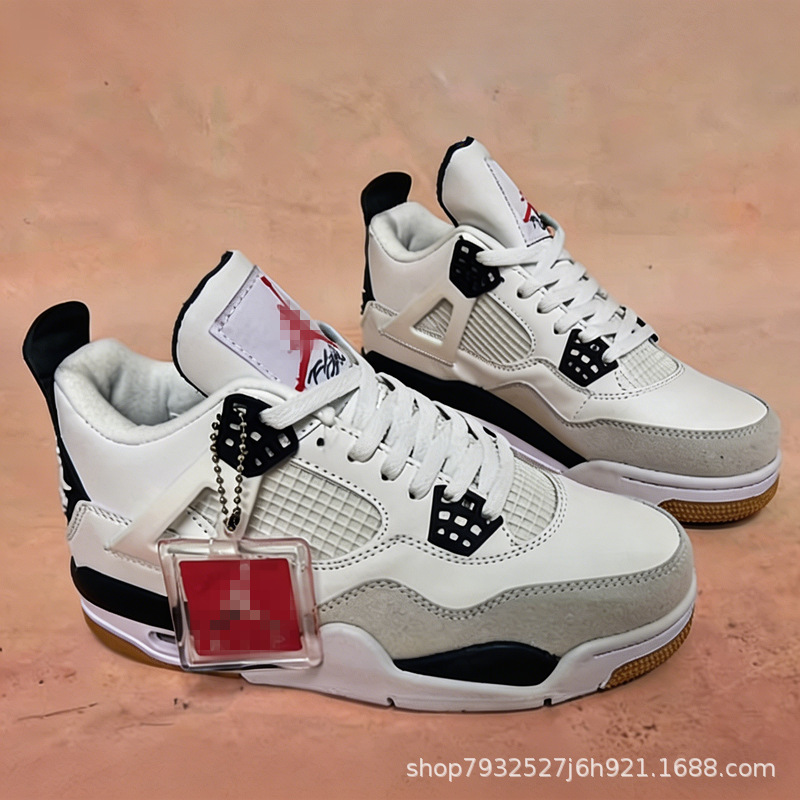 Chunyuan AJ4 Putian Jordan zapatos de baloncesto para hombres y mujeres, zapatos deportivos amortiguación retro casuales al por mayor transfronterizos