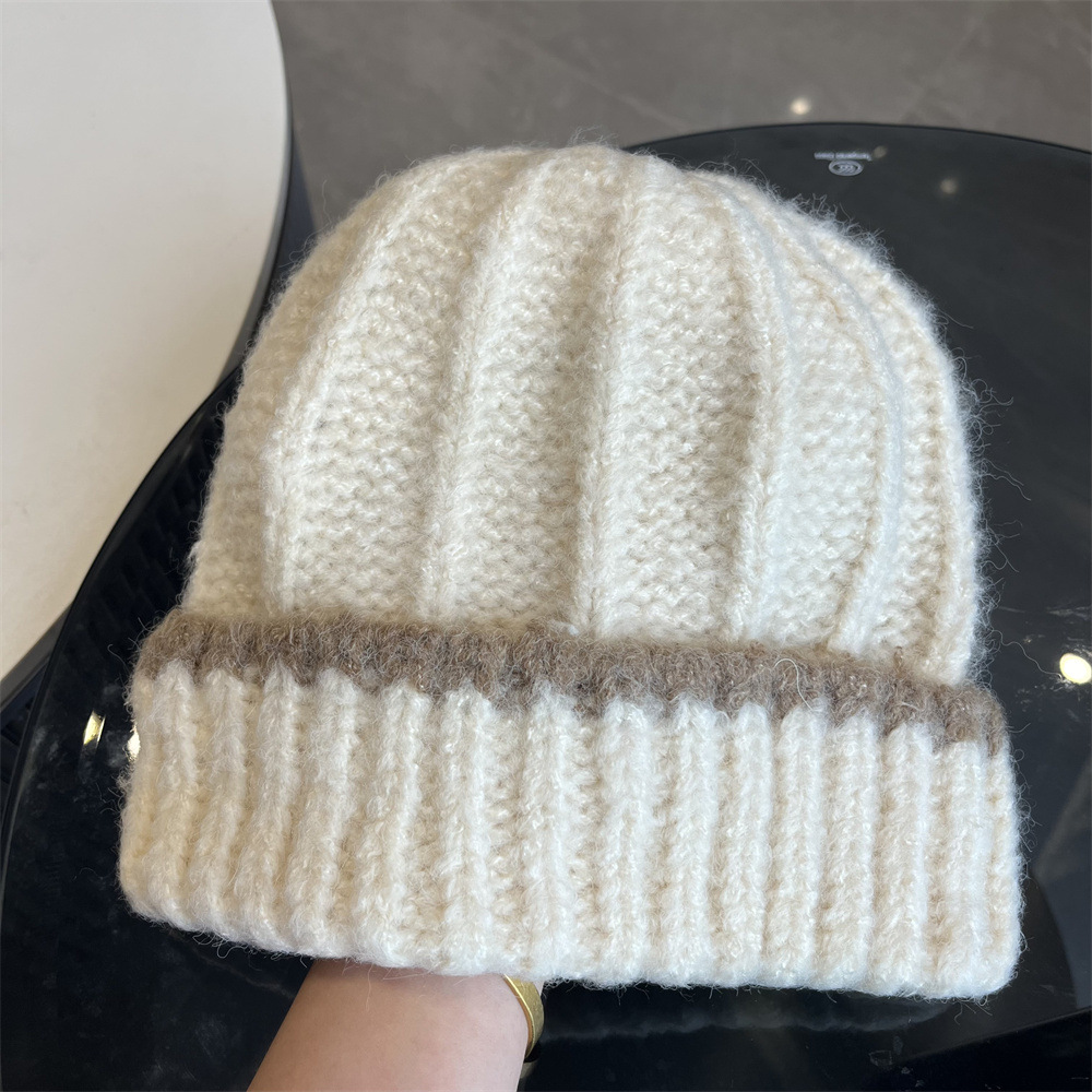 140g Weight Wool Cap Hats Type Casual, Outdoor, Daily Occasion Women's Basic Simple Style Solid Color Ear Warap Wool Cap
