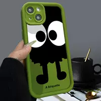 Большой глаз угольный шар Apple 15Promax чехол для телефона мультфильм iPhone14/12/13 все включено 11/XR/xsmax