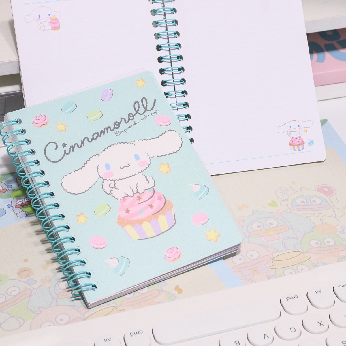 Cuaderno de estilo de anime A6 Libro de bobina Xiaoyugui Libro de diario Libro de páginas en color Estudiante de escuela primaria Chica linda