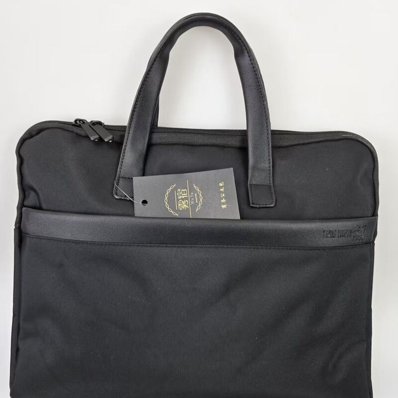High-End Executive Business Briefcase Men's Handbag Laptop Bag Popular Leather Handbag