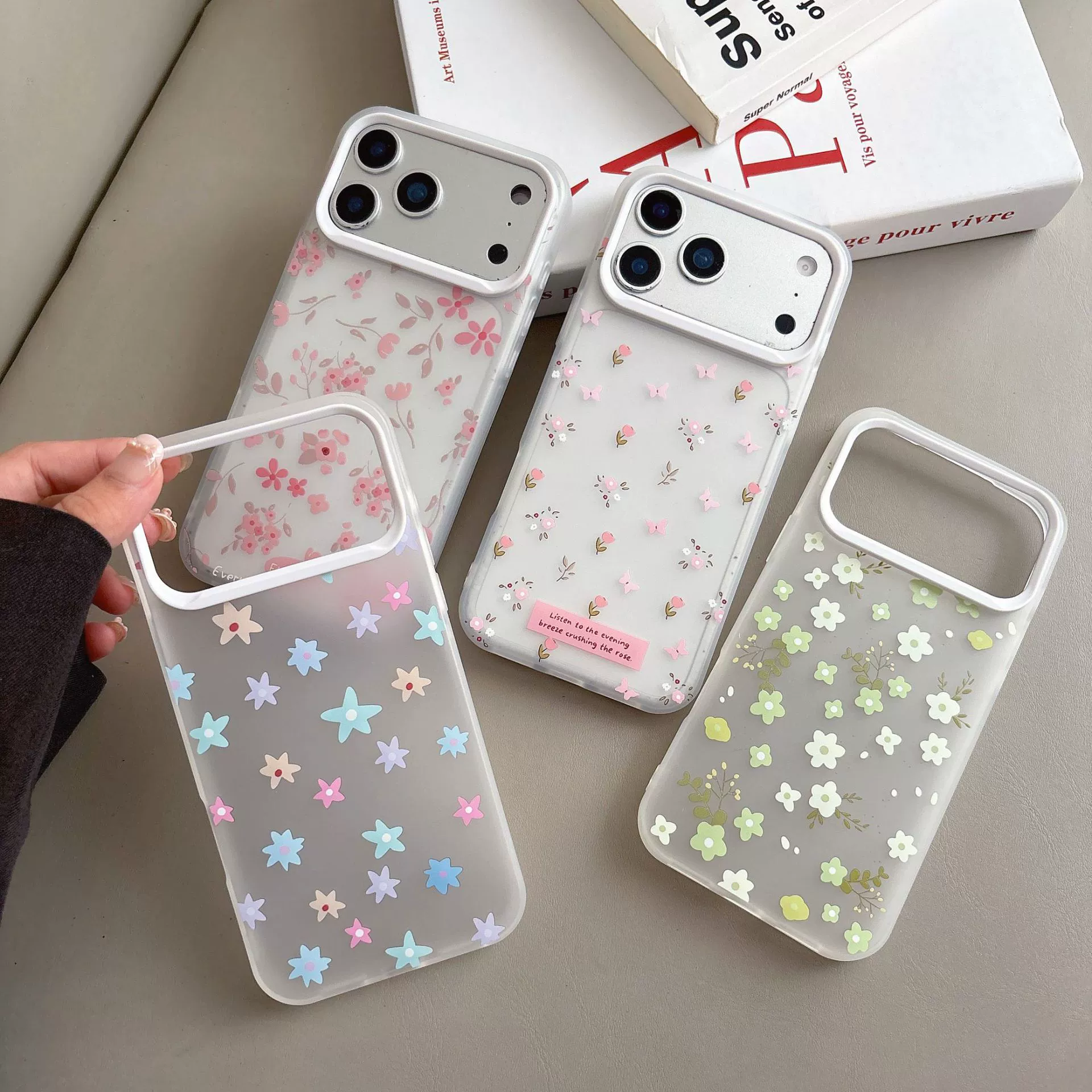 Apple, совместимый с iPhone 17, iPhone17 Pro, чехол для телефона, защитный кейс, цветочный принт, iPhone, 15, 16promax