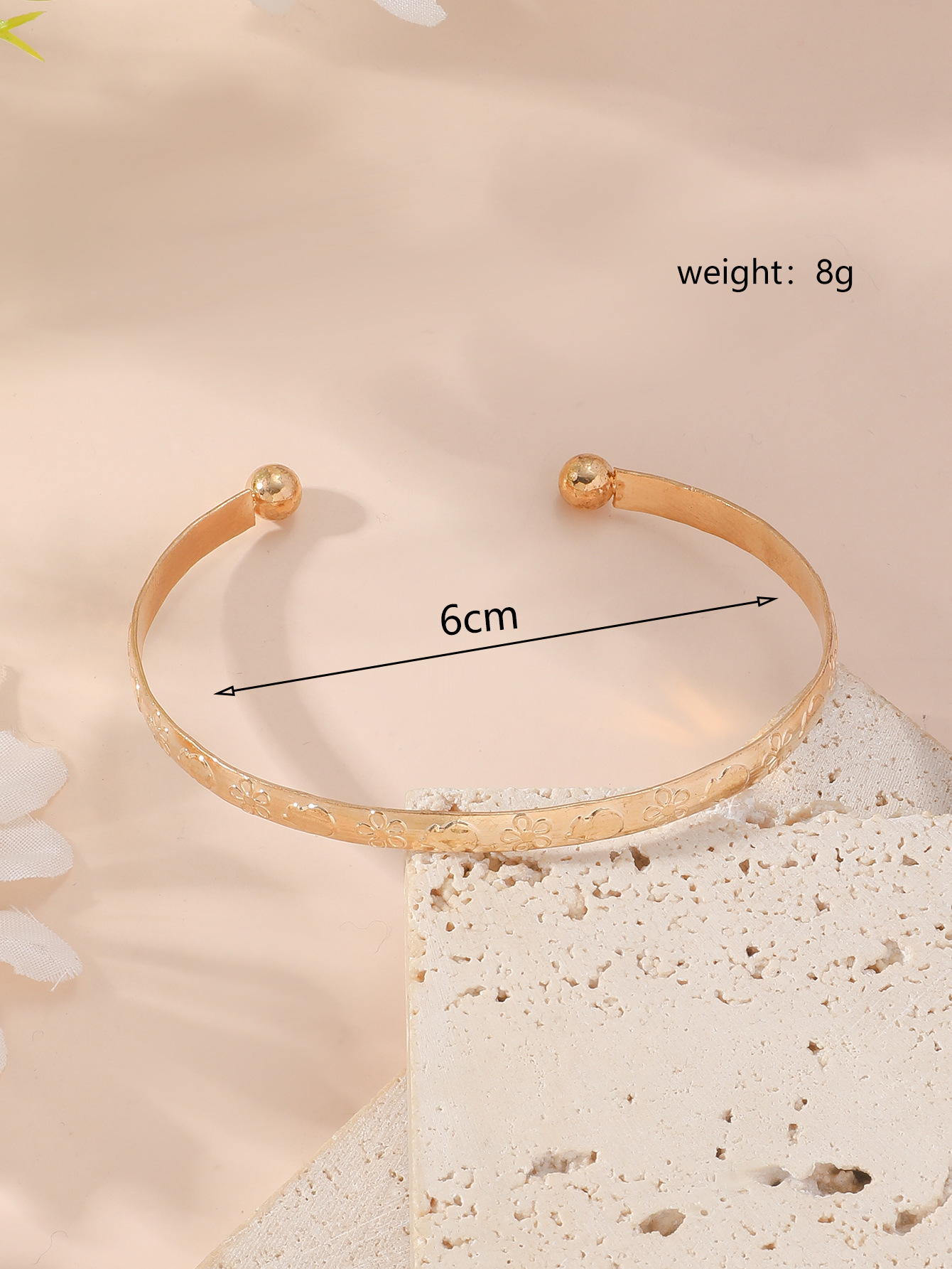 Simple Style Cross Heart Shape Knot Alloy Iron Plating Women's Bangle display picture 15