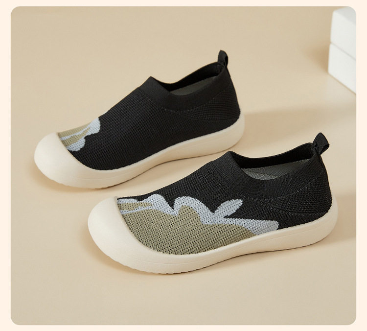 Giày lười nữ mũi tròn vải dệt kim thoáng khí đế mềm, đế cao 2 cm — K69 Giày nữ dệt bay - Trắng [Hộp], K69 Giày nữ dệt bay - Đen [Hộp], K69 Giày nữ dệt flyknit - màu be [hộp] chi tiết 23