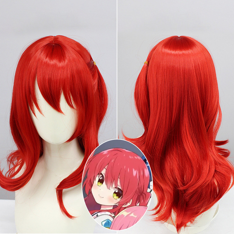 孤独摇滚cos 山田涼 喜多ゆうだい 後藤一里 虹夏 ウィッグ サイドブレイド 高温ファイバー ロングヘア|undefined
