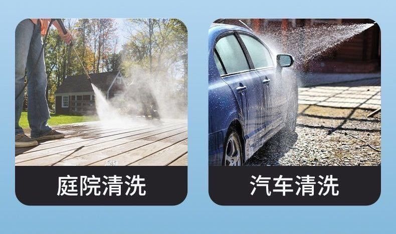 New model of sprayer with lithium battery, portable car wash high-pressure water gun, wireless car washer, powerful household booster