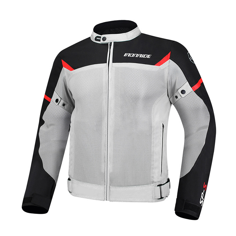 Ropa de ciclismo transpirable de verano, traje de carreras de manga larga de malla todoterreno de motocicleta, traje de tracción superior de motocicleta impermeable