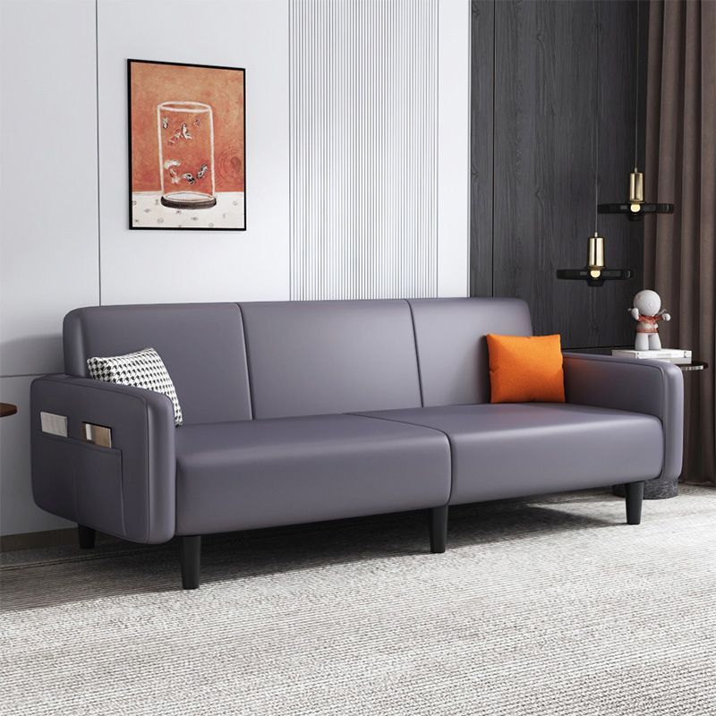 Small Apartment Tech Fabric Sofa Rental Living Room Apartment Simple Light Luxury Modern Lazy Fabric Folding Sofa Bed