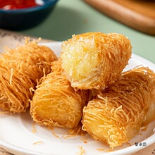 金丝榴莲酥250g油炸榴莲酥冷冻商用半成品食材西餐奶茶店点心小吃