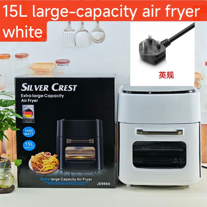 跨境8LAir fryer 多功能智能触屏烤箱大容量空气炸锅电炸锅薯条机|undefined