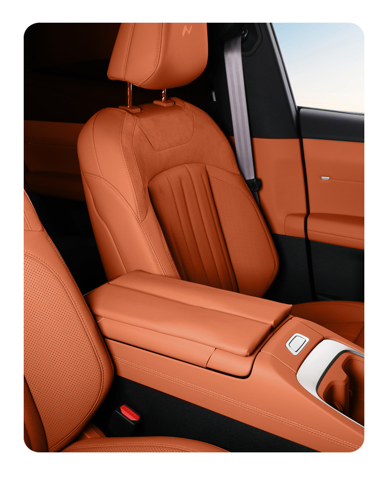 Lecao L60 leather armrest box booster pad original car color interior armrest box anti-scratch soothing hand elbow pad