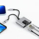 Applicable to Apple network card converter support Huawei Xiaomi Meizu OPPO two-in-one adapter network card