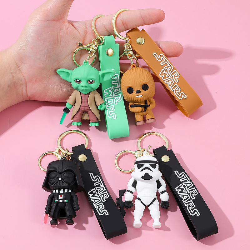 2025 Star Wars Keychain the Mandalorian Peripheral Baby Yoda Stormtrooper Backpack Accessories Hot Style Wholesale