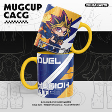 游戏王Q版同人周边武藤游戏暗游戏海马濑人游城十代陶瓷马克杯子