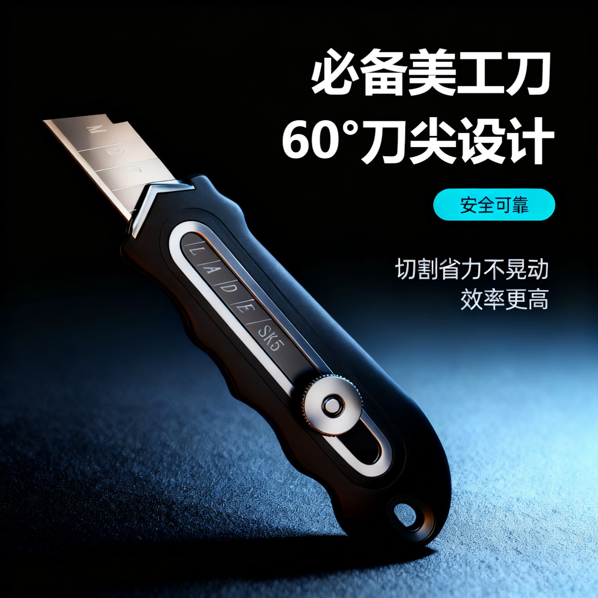 不锈钢美工刀工业级重型加厚耐用裁纸刀壁纸刀拆快递工具全钢刀架