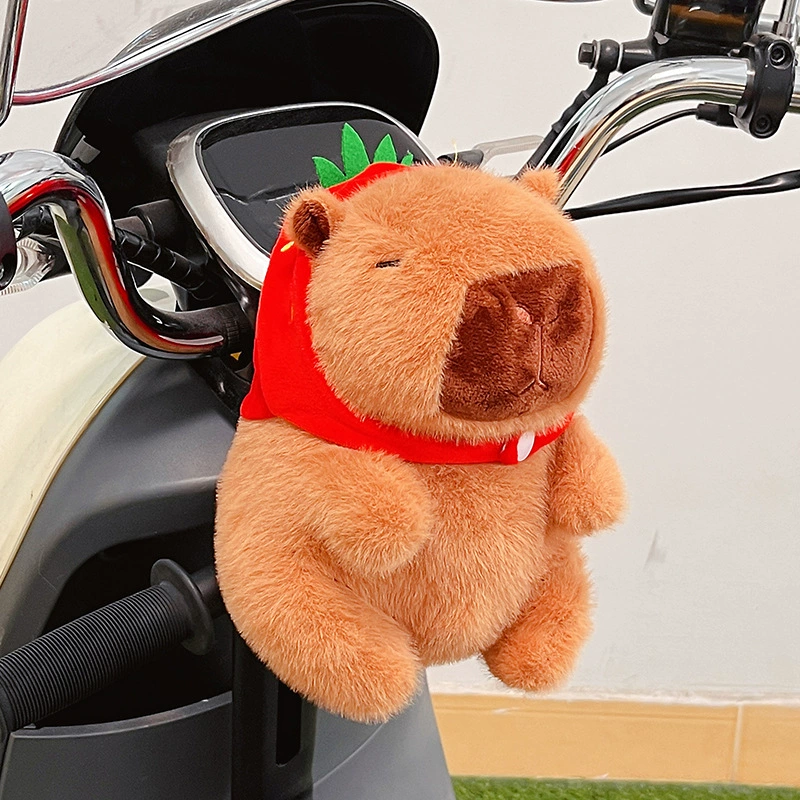 Защитная накладка для защиты головы от столкновений с электромобилем, кукла Капибара, милая мультяшная аккумуляторная машинка, детская накладка для защиты от столкновений, кукла