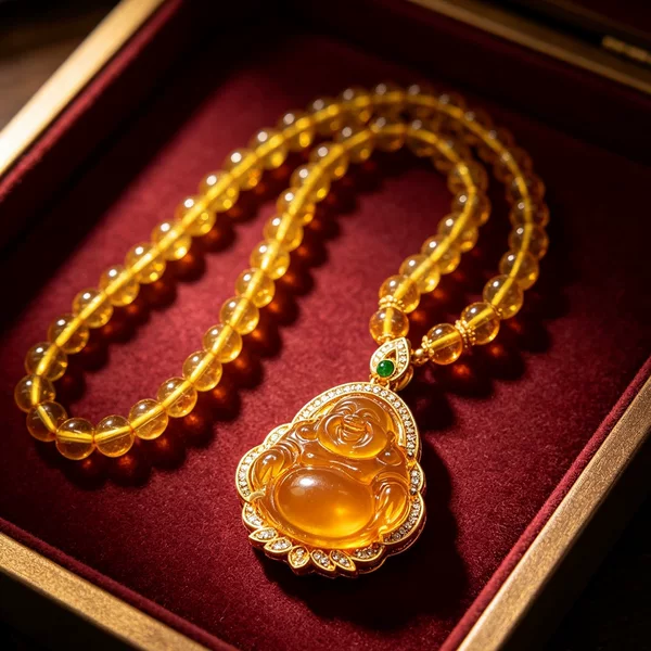 Ethnic-style long glass sweater chain, simple and versatile, fashionable pendant, high-end light luxury jewelry for women, direct from the manufacturer