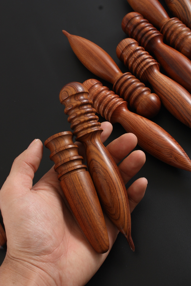 非洲酸枝 打磨木棒 圆木抛光棒 手工DIY皮革工具 密度高光泽度好