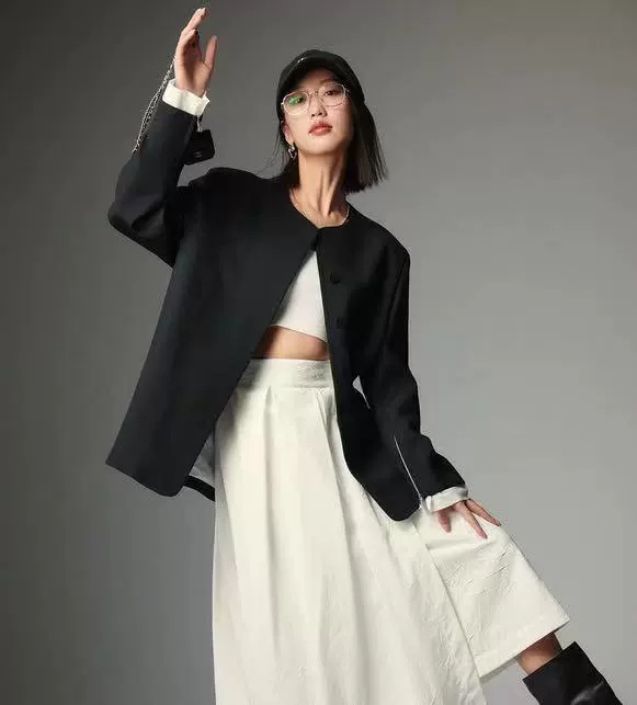 Обязательно к входу!ROW Wind Shine Designer Urban Commuters Slender suit Jacket Loose Woman