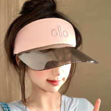 美式空顶遮阳帽女春夏季防晒网球帽防紫外线户外运动跑步太阳帽子