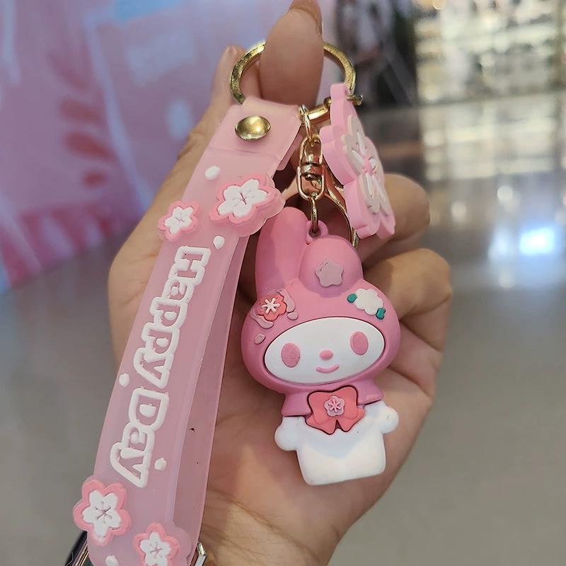 Брелок (Sanrio) коллекция Sakura, мягкий PVC-талисман, подарок на день рождения, 5 цветов