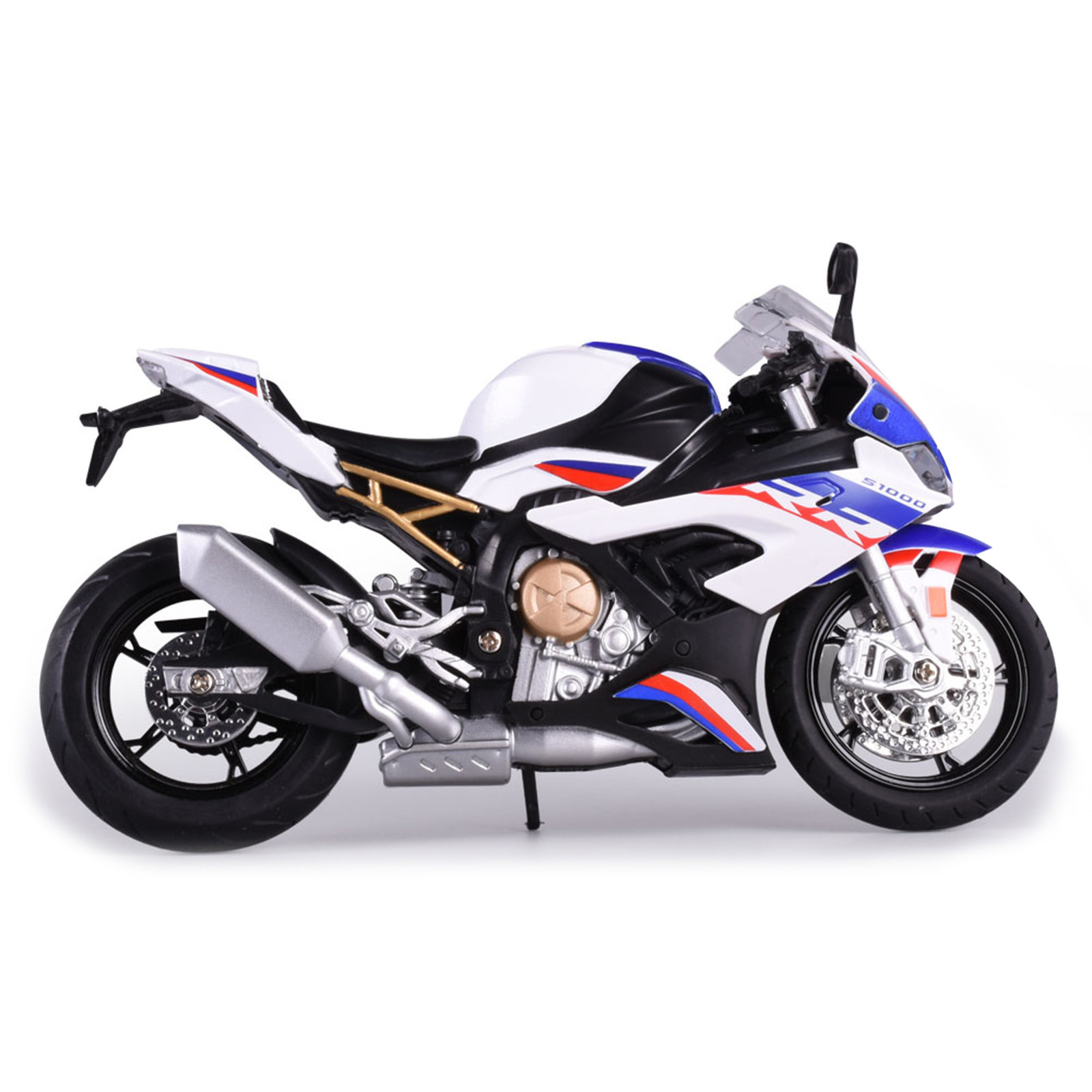 Modelo de motocicleta de aleación 1:12, motocicleta Chuanqi, simulación de amortiguador, dirección, coche de juguete para niños, caja ciega transfronteriza, dropshipping