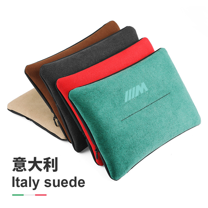 Caja de pañuelos coche visera silla trasera bolsa de papel colgante creativo Suede interior del coche suministros