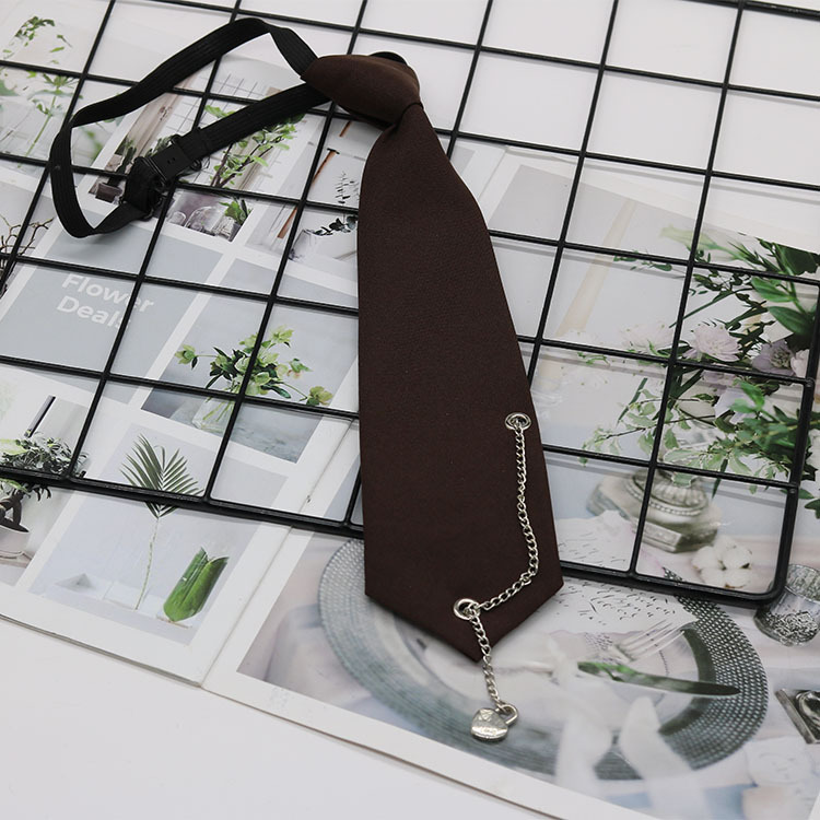 Fu Shuai original amor mariposa cadena libre negro tie ins femenino con estilo de la Universidad JK camisa uniforme moda