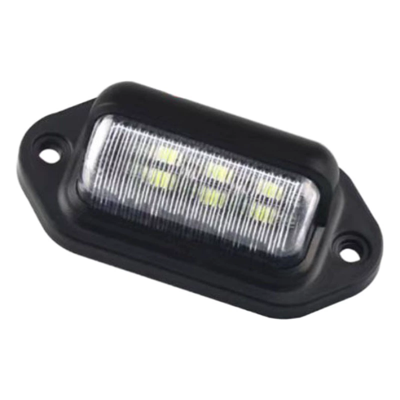 Трансграничные поставки 6-ламповых светодиодных фонарей для номерных знаков автомобилей, боковых фонарей для грузовых прицепов, сигнальных фонарей 12В-24В, автомобильных фонарей, габаритных огней