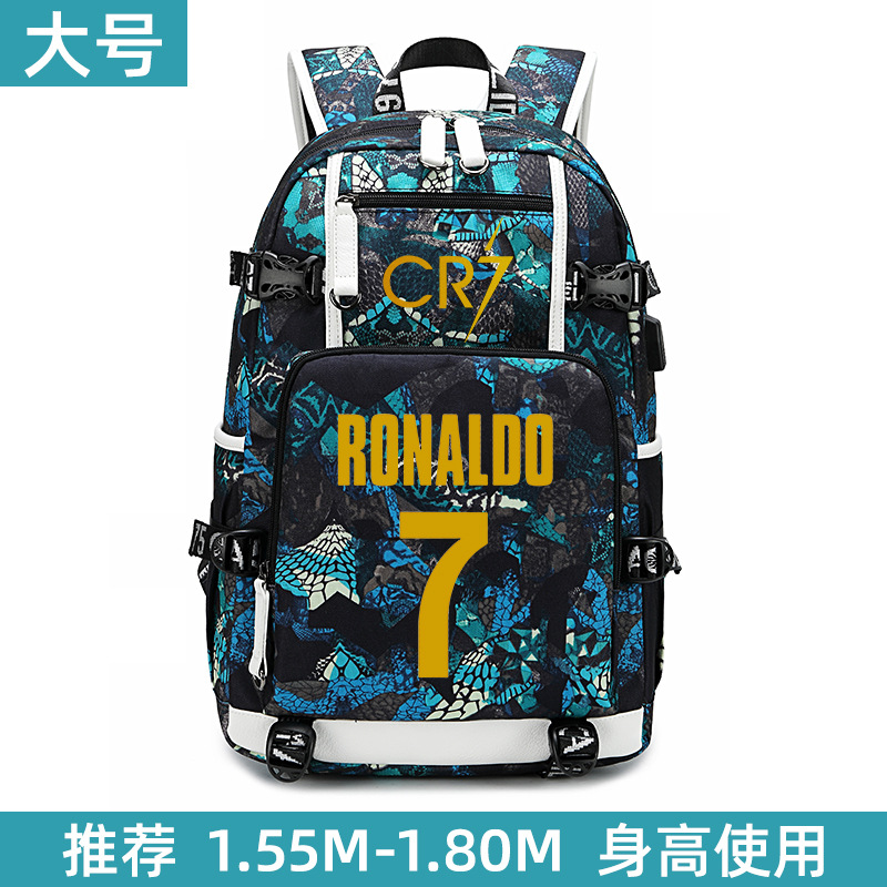 Aa20-라지 블루-C 호날두 No. 7 골드 (한정판)