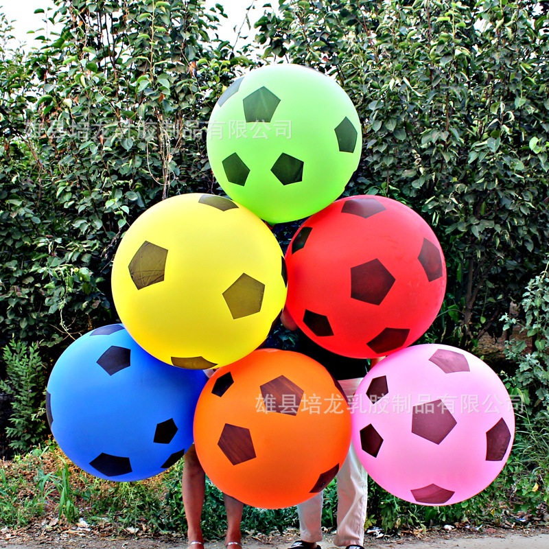 混色正圆足球