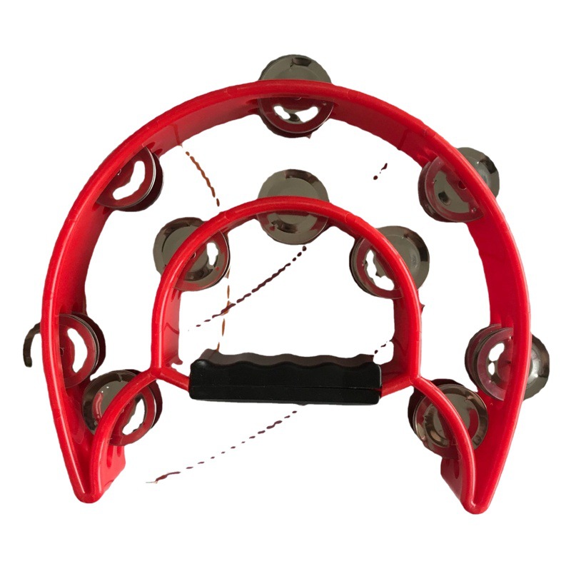 Instrumento de percusión KTV suministros de entretenimiento Orff instrumento musical sonajero flor tambor anillo campana