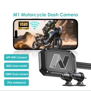 Motosiklet üçün WiFi, suya davamlı, titrəməyə davamlı, 1080P videoqeyd