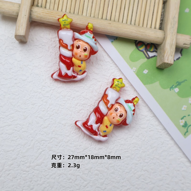 漫画 diy 樹脂アクセサリークリスマスリトルスター手作りヘアピンジュエリー携帯電話ケース靴バックルペンダント水カップ素材|undefined