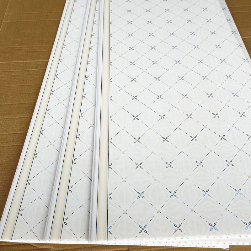 PVC プラスチック天井板防水ストリップ天井キッチンバルコニー浴室浴室装飾材料自己インストール|undefined