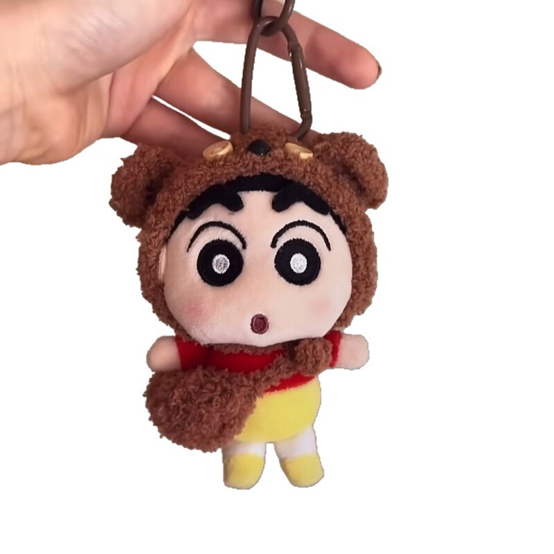本物のシェフクレヨンしんちゃんペンダントかわいい漫画ぬいぐるみペンダント車のキーホルダー布人形女性|undefined