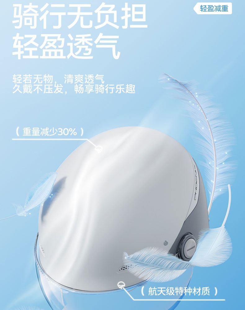 Suitable for 2025 new model 3C certified electric scooter helmet for women, summer non-hair-pressing, sun-protective half helmet for all seasons
