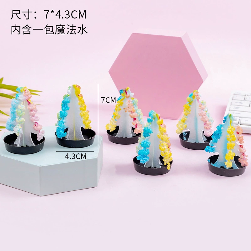 Бумажная елка цветет Рождественская елка Волшебный полив Рост Творческая Волшебная Хрустальная елка Детская игрушка для времени Рождественский подарок