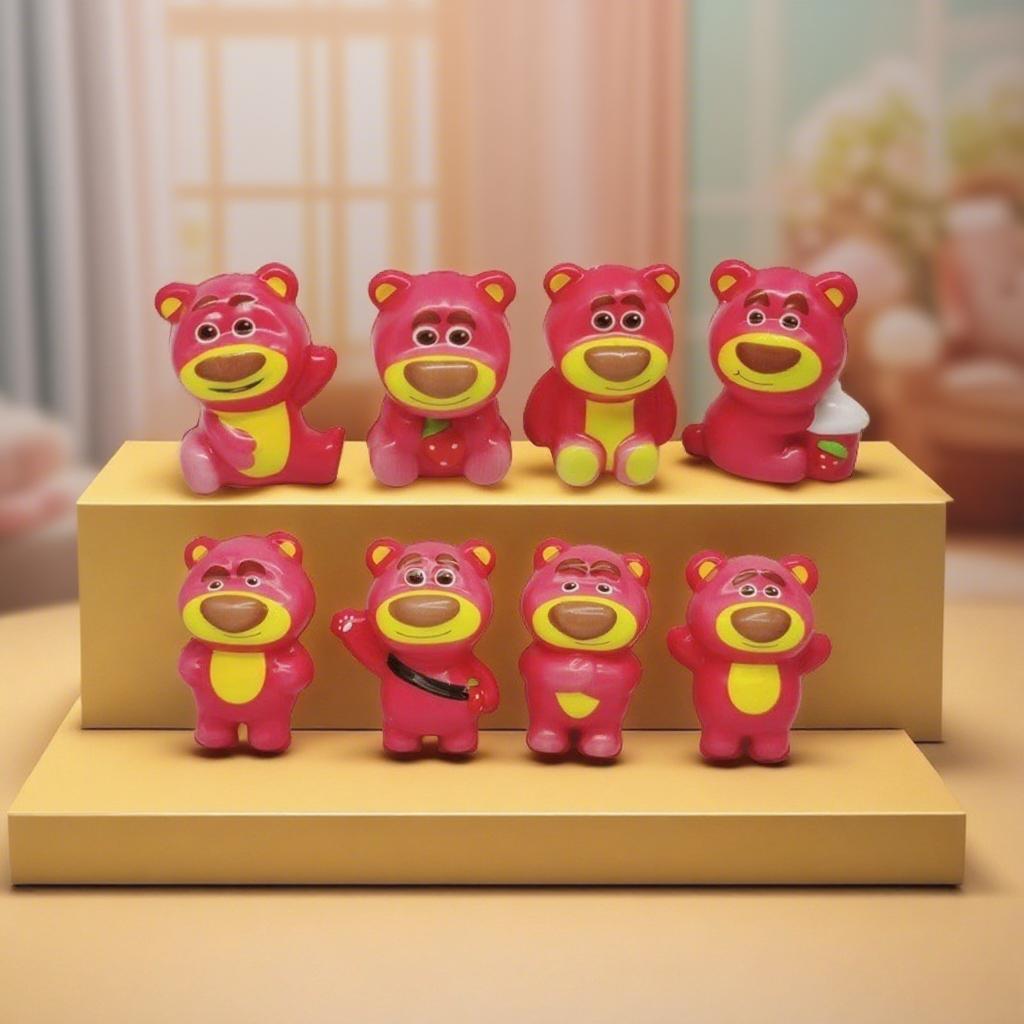 Explosiones de muñecas de llaves de dibujos animados descompresión creativa pellizco juguetes colgantes de estandos de fábrica