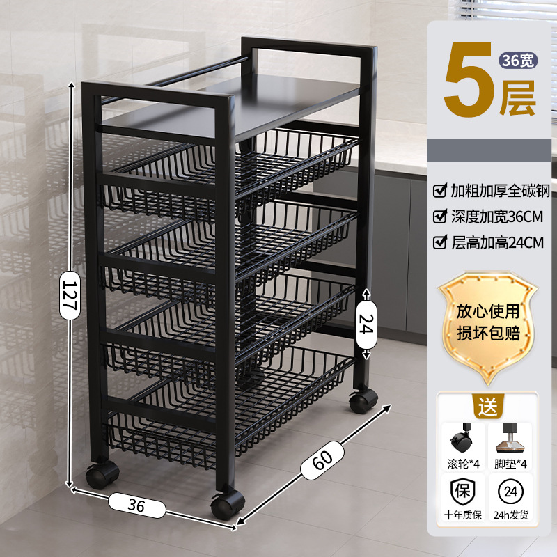 Estante multifunción de cocina estante de almacenamiento de horno microondas multicapa de piso estante de almacenamiento de vegetales de horno doméstico estante