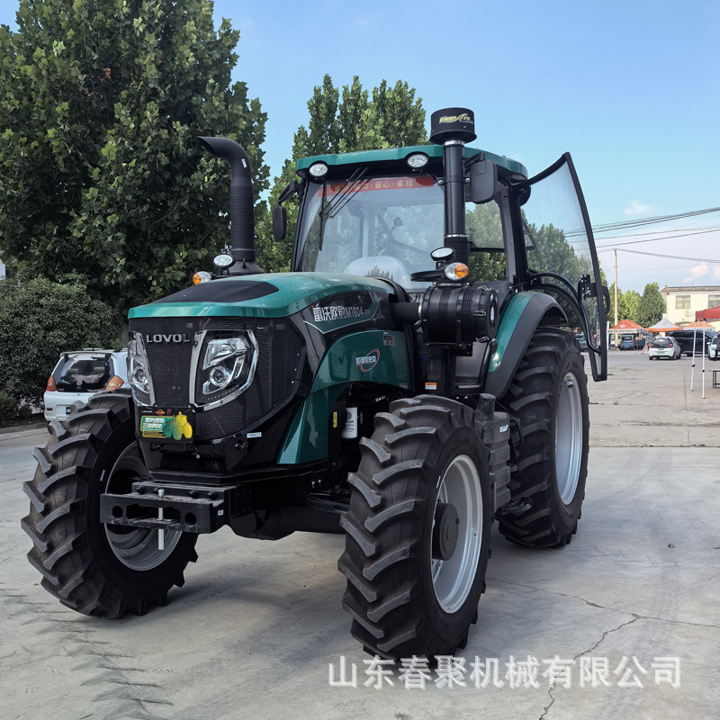 农用四轮拖拉机大马力雷沃欧豹2004水旱两用大桥四驱旋耕犁地机