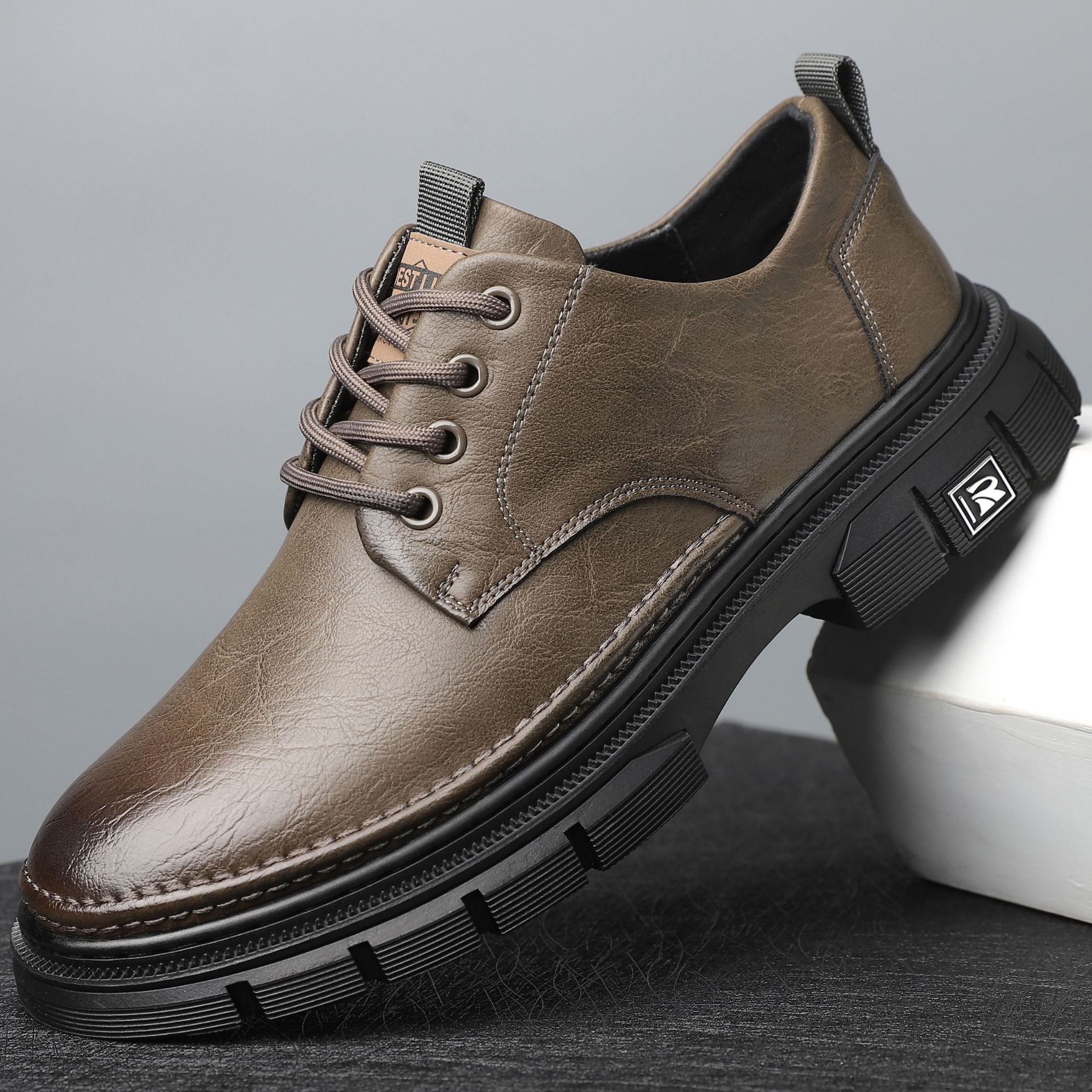 Autumn casual retro keep warm shoes platform