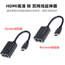 批发HDMI延长器30米 高清1080P HDMI转双网线口延伸HDMI Extender
